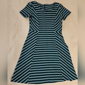 Talbots Fit And Flare Striped
